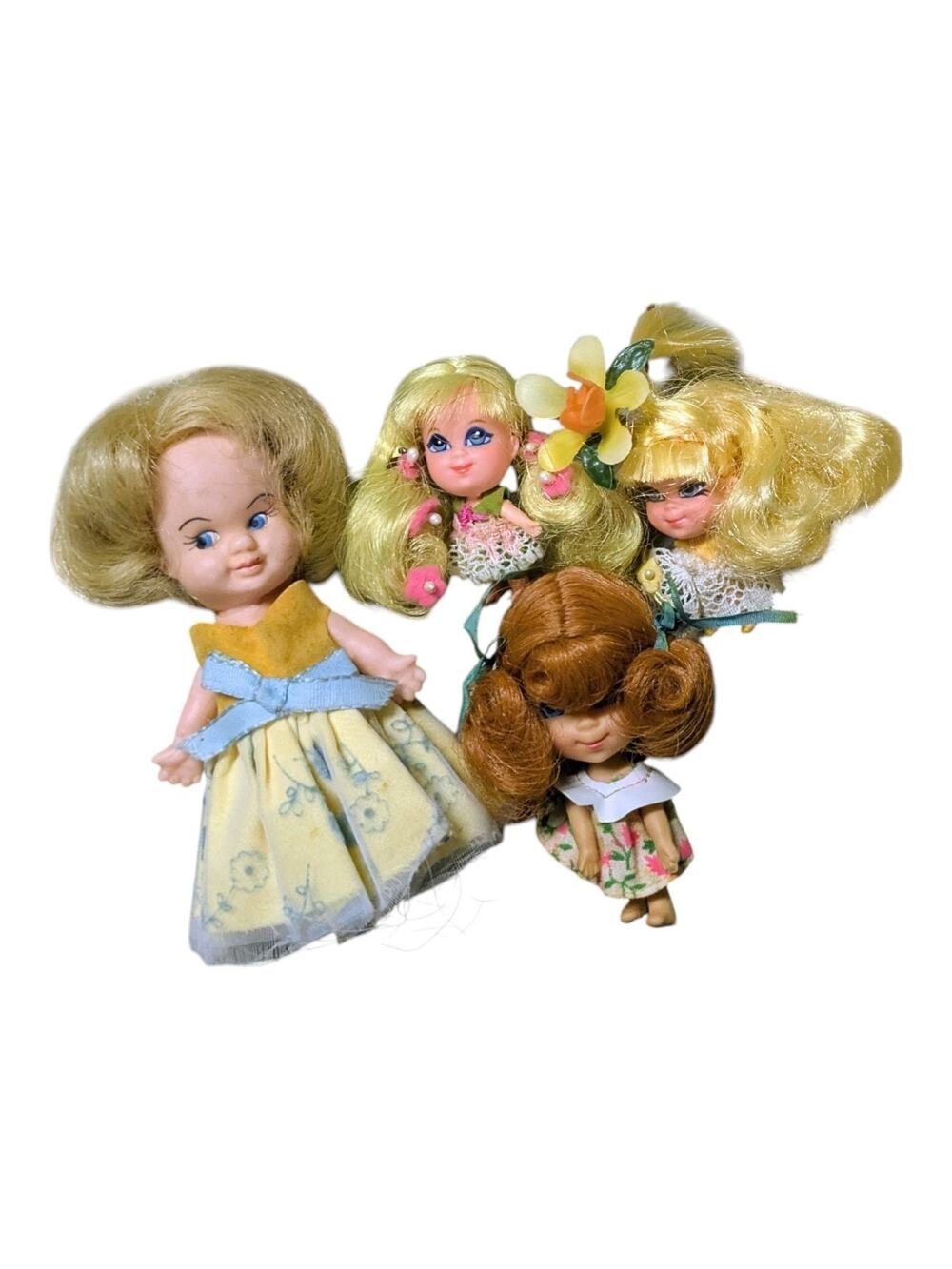 Vintage Mattel Liddle Kiddles Kologne Trikey Honeysuckle Apple Tiny Terry Lot